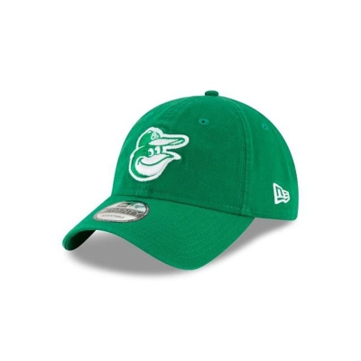 Green Baltimore Orioles Hat - New Era MLB Core Classic 9TWENTY Adjustable Caps USA1893267